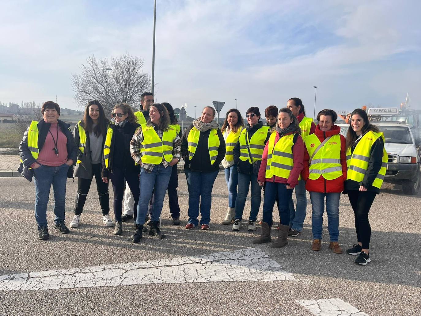 La tractorada en Aranda de Duero, en imágenes