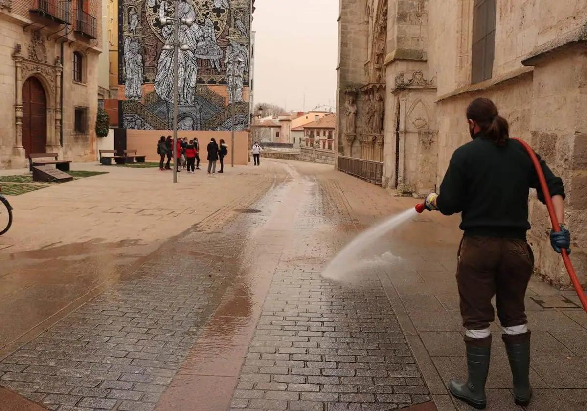 Burgos entraba en aviso por calima.