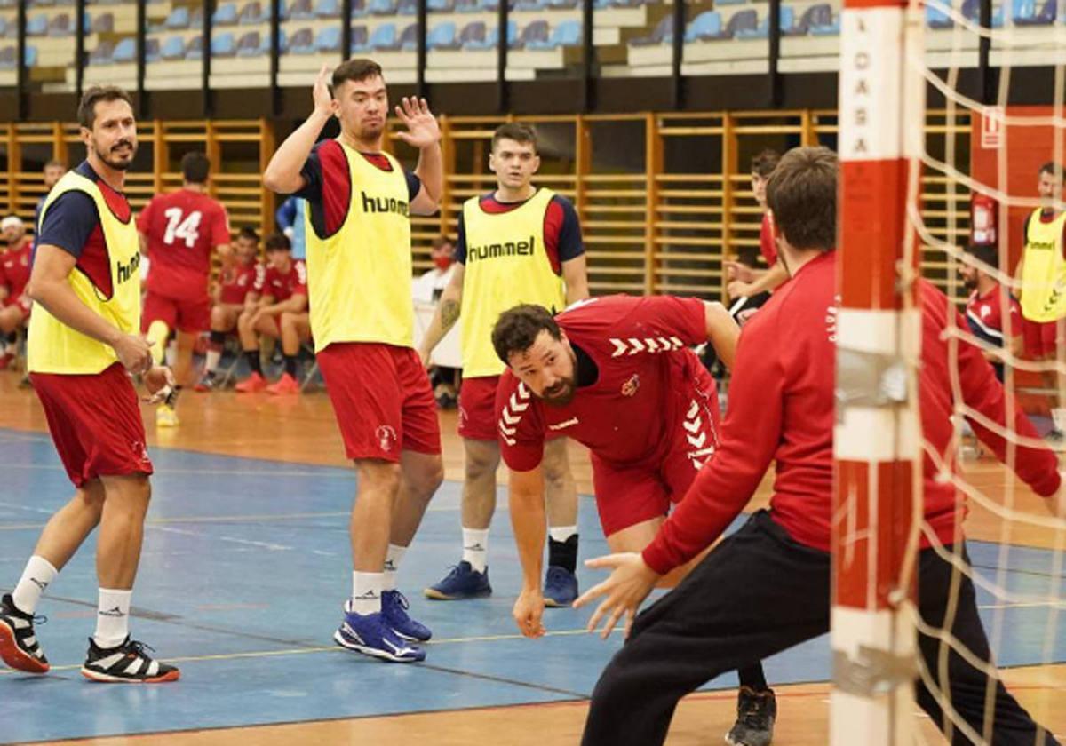 Entrenamiento del San Pablo Burgos.