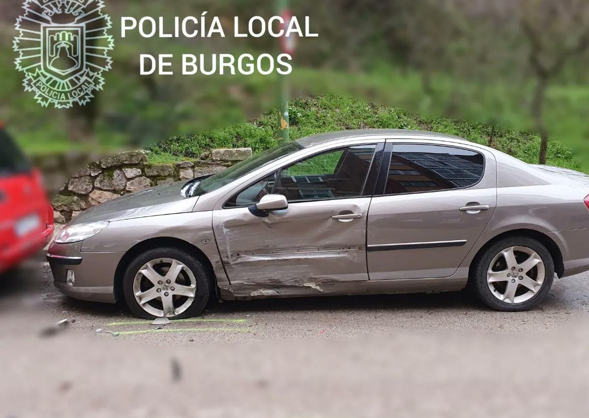 Imagen secundaria 1 - Estado de los coches tras el accidente. 