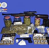 Eliminan un punto de distribución y venta de hachís y marihuana en Burgos