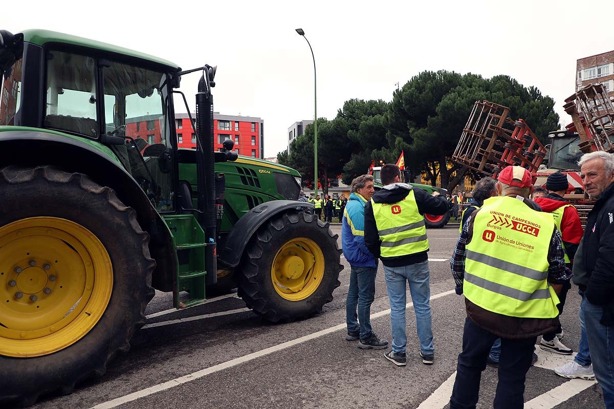 Nueva protesta agraria por las calles de Burgos