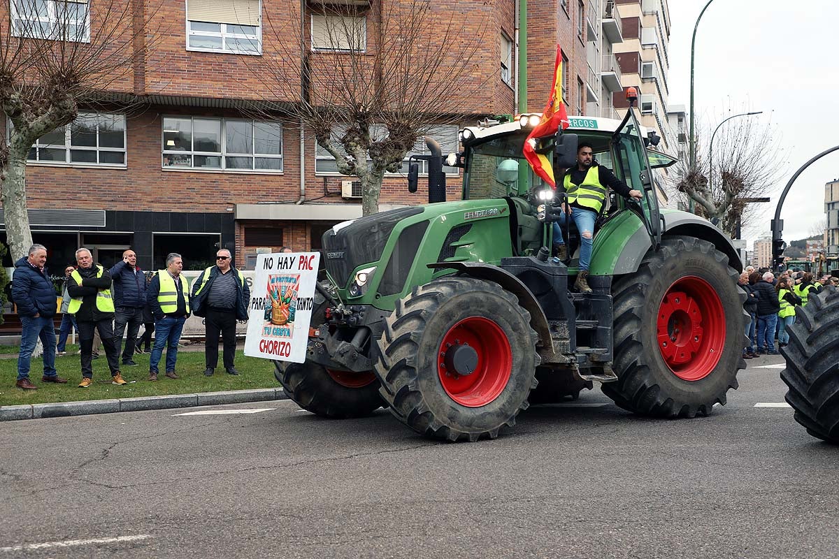 Nueva protesta agraria por las calles de Burgos