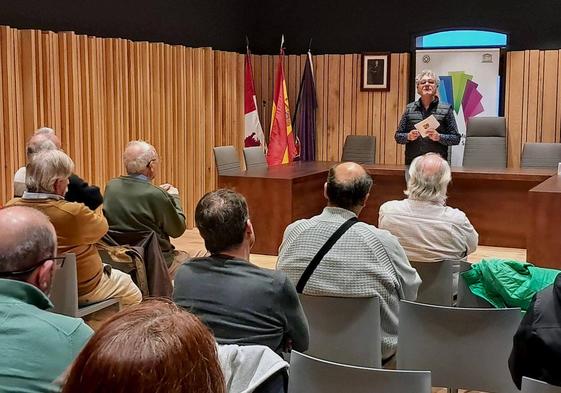 Una de las ponencias de la nueva edición de 'Conversaciones en el Camino', celebrada en Castrojeriz.