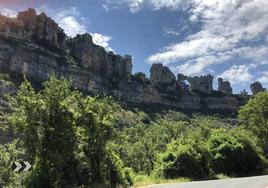 Zona rocosa beso del camello, en Orbaneja.