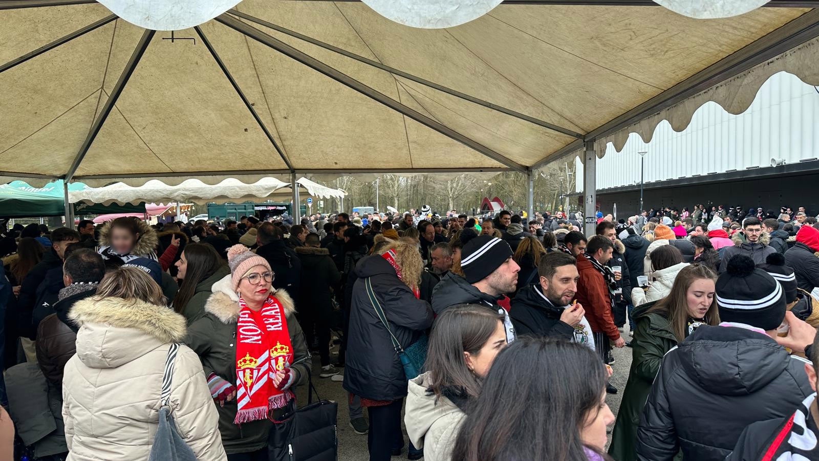 Imágenes de la fiesta previa al Burgos CF-Sporting