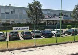 Exterior de la planta de Bridgestone en Burgos.