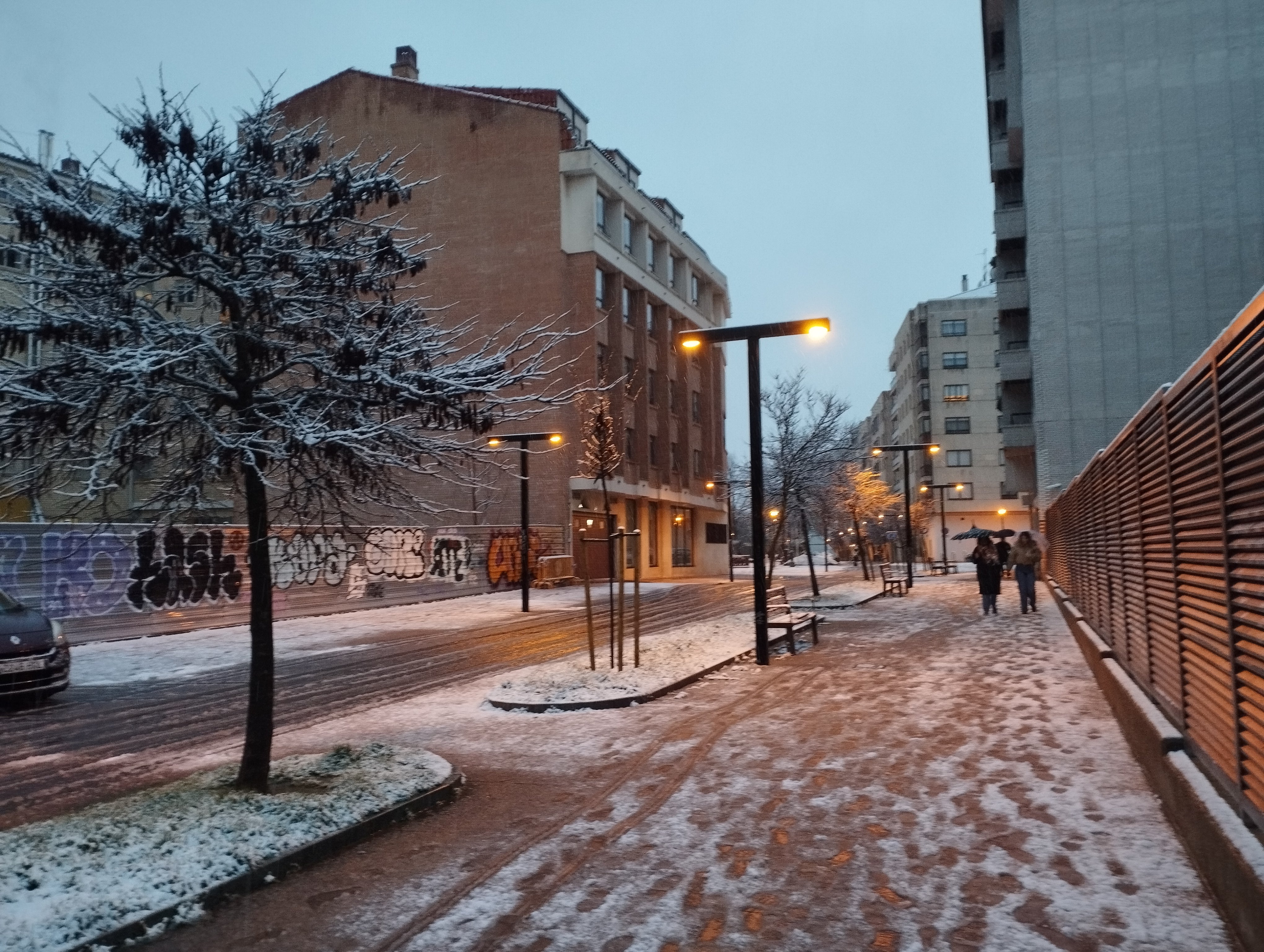 La nieve en Burgos, en imágenes