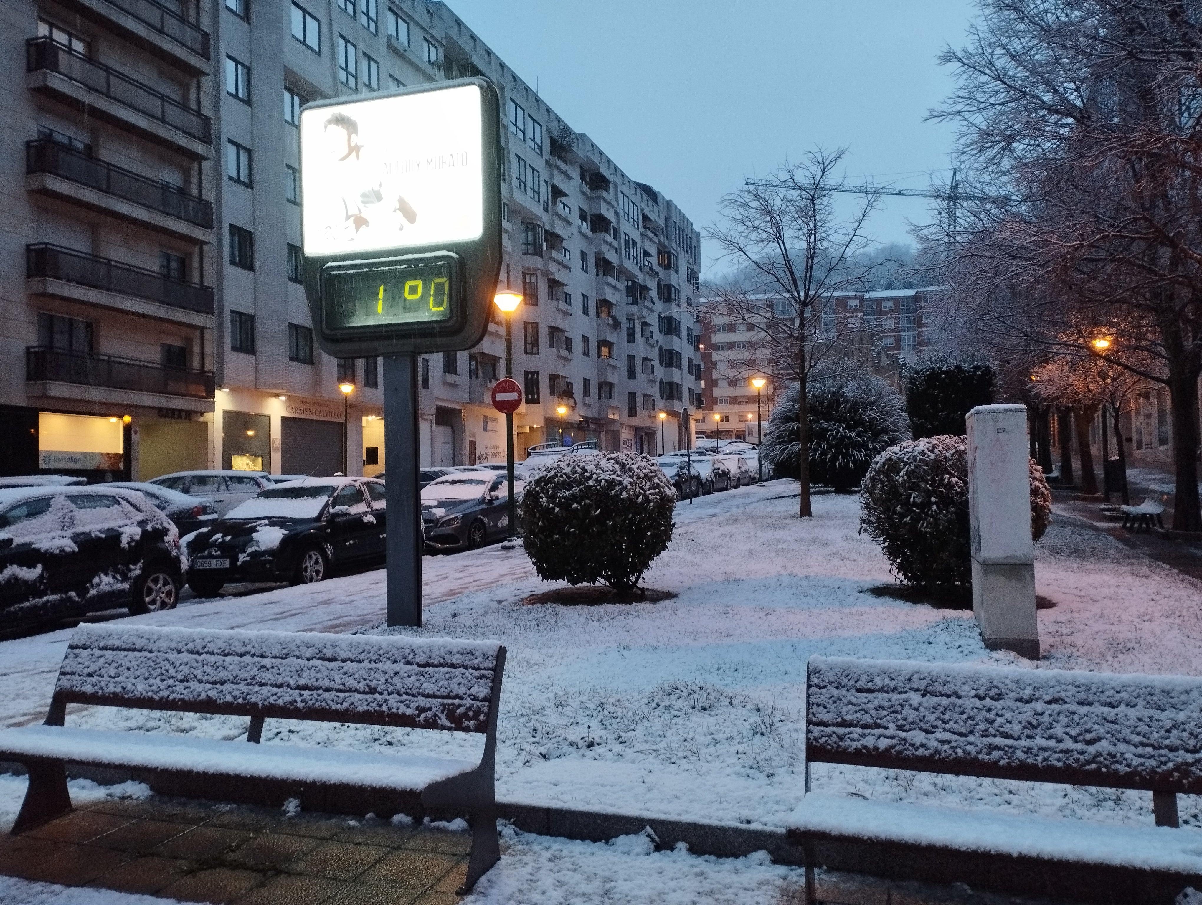 La nieve en Burgos, en imágenes