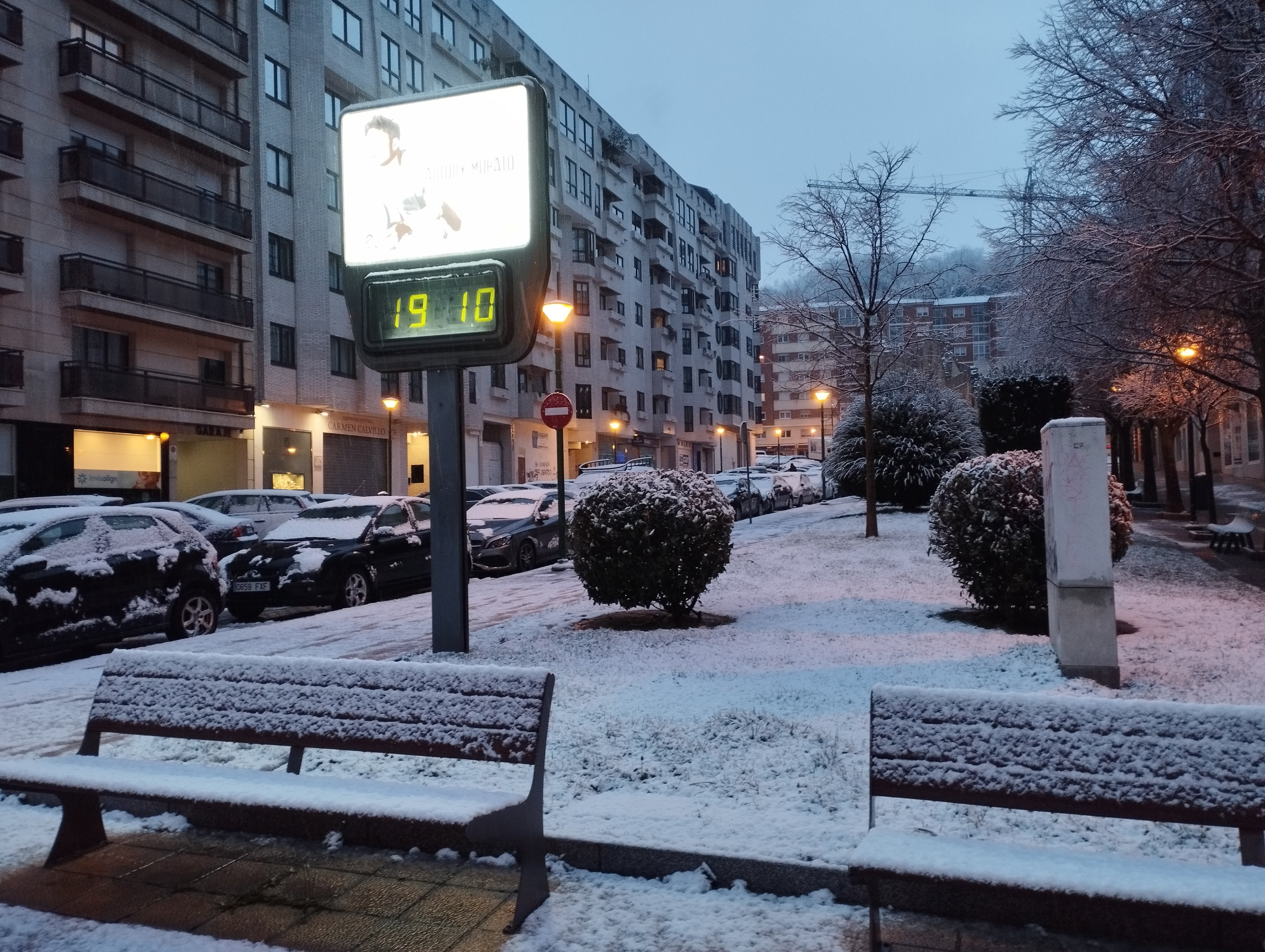 La nieve en Burgos, en imágenes