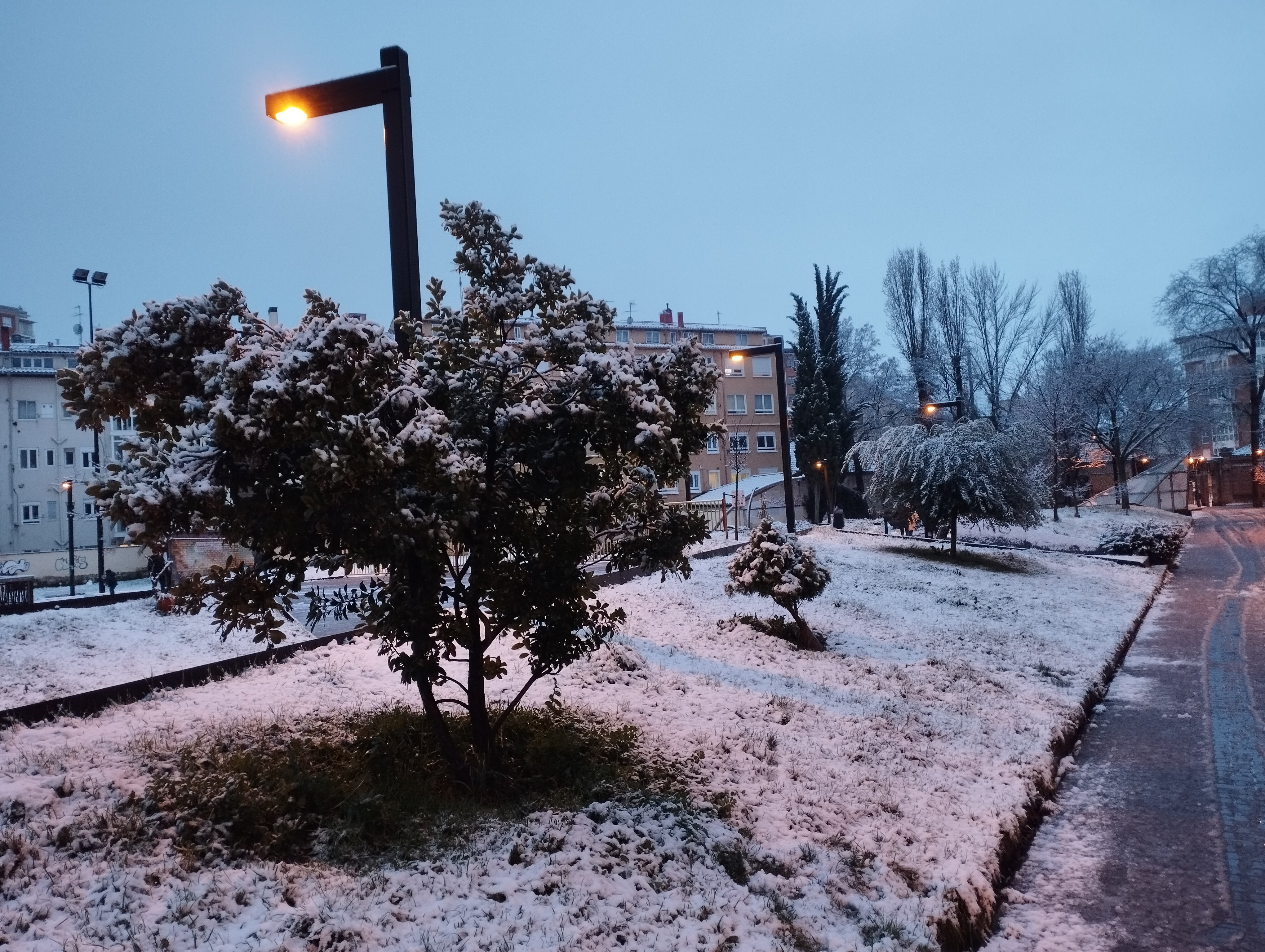 La nieve en Burgos, en imágenes