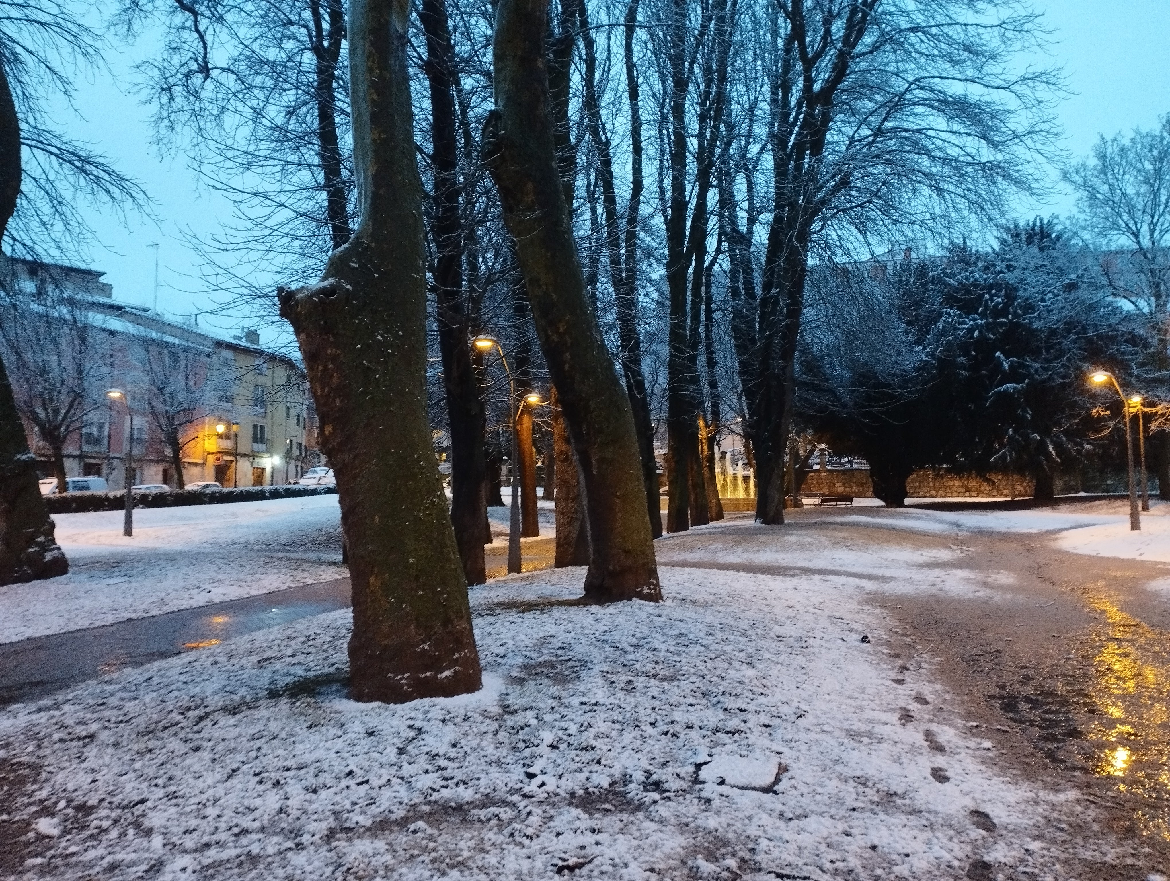 La nieve en Burgos, en imágenes