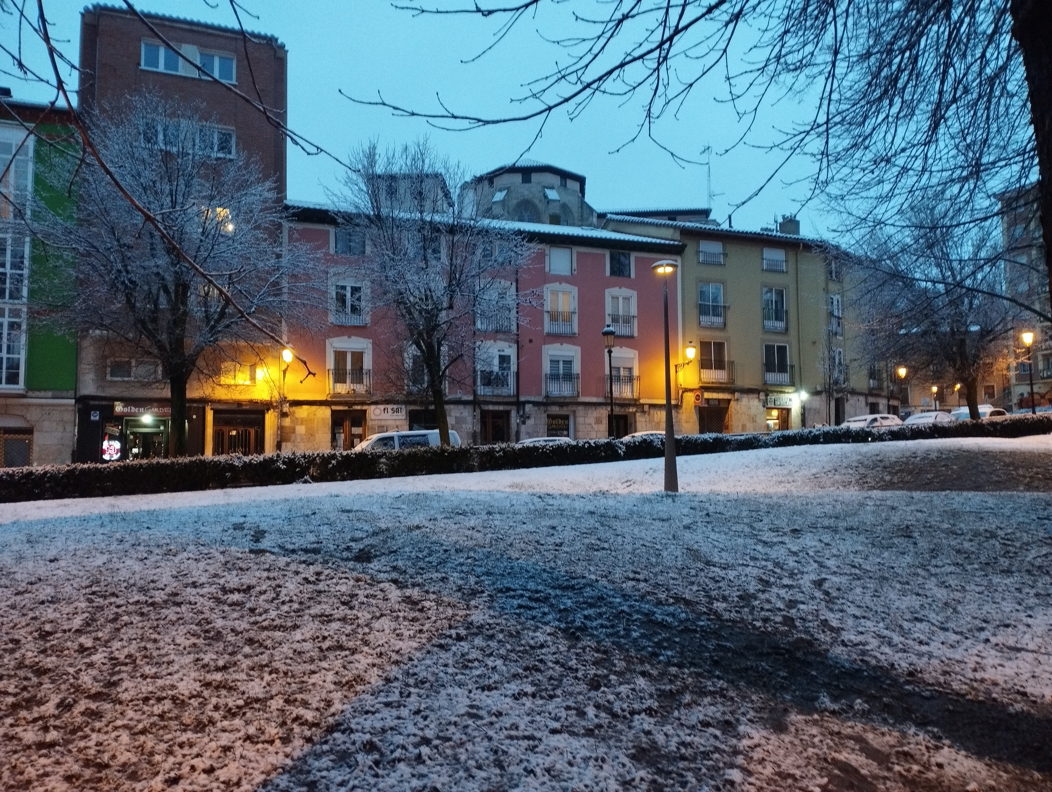 La nieve en Burgos, en imágenes