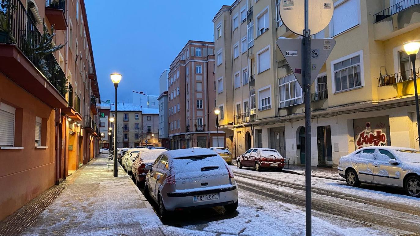 La nieve en Burgos, en imágenes