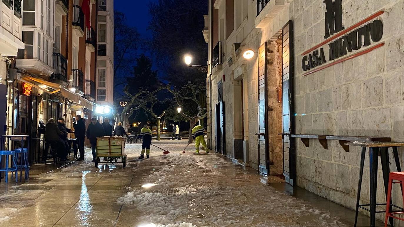 La nieve en Burgos, en imágenes