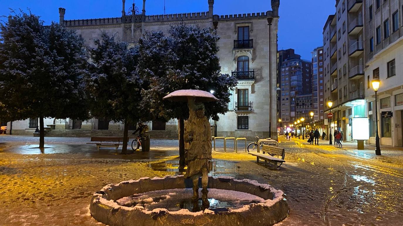 La nieve en Burgos, en imágenes