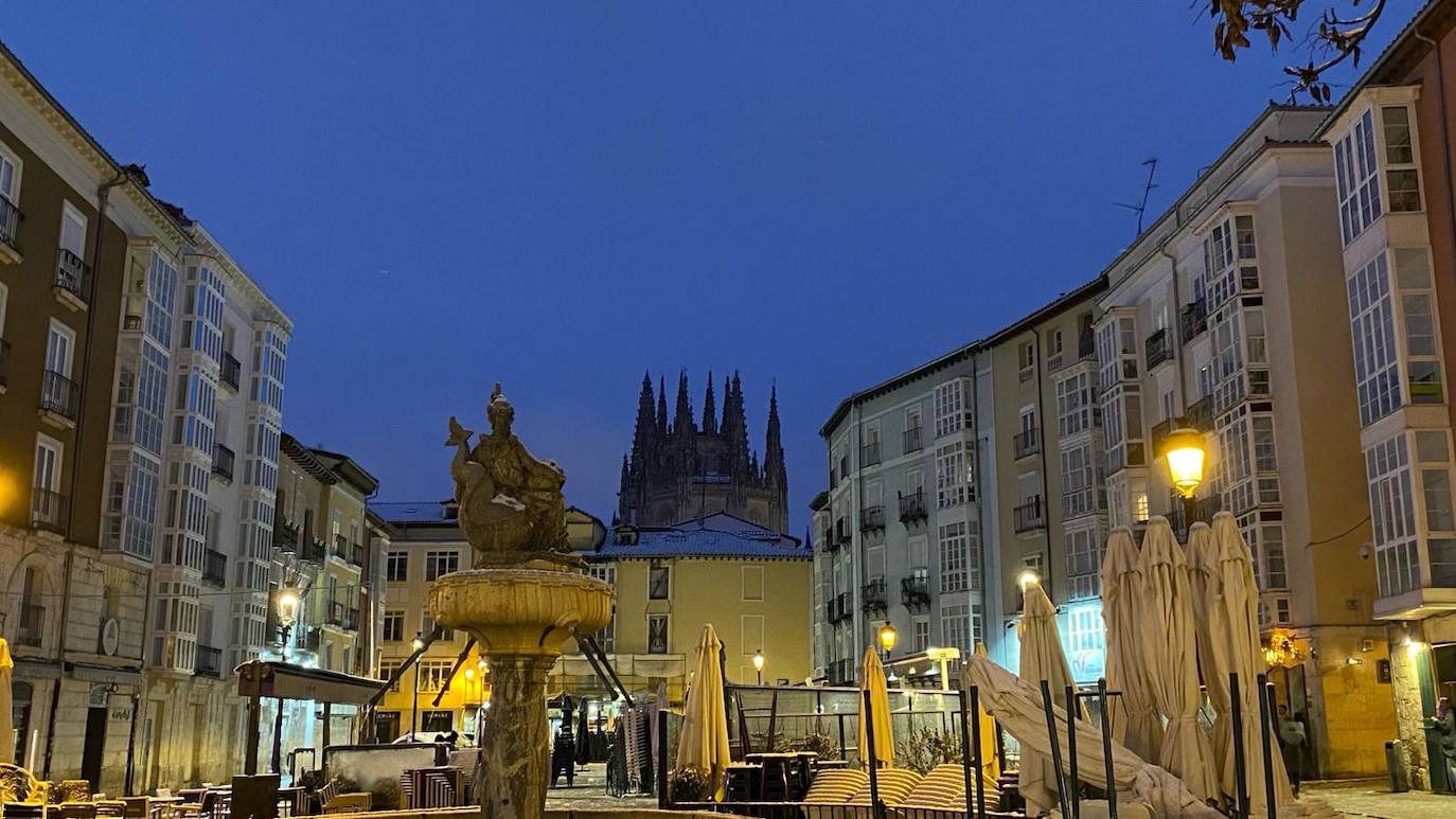 La nieve en Burgos, en imágenes