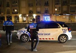 Patrulla de la Policía Local de Burgos.