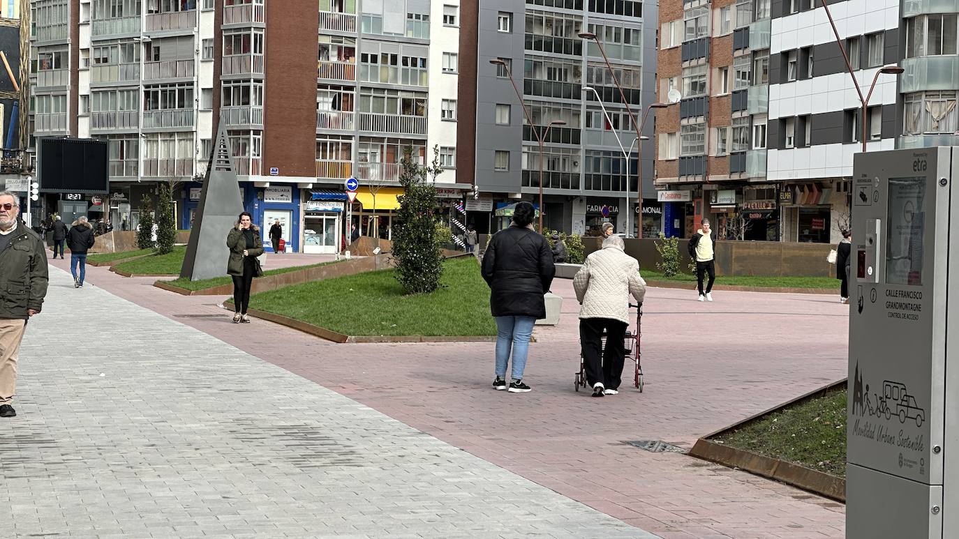 La calle Francisco Grandmontagne, ahora peatonal