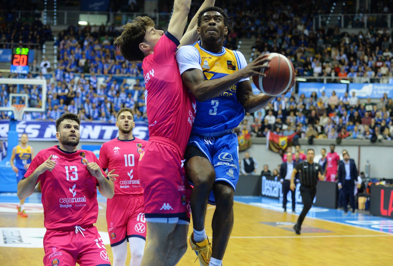 El derbi burgalés de baloncesto, en imágenes