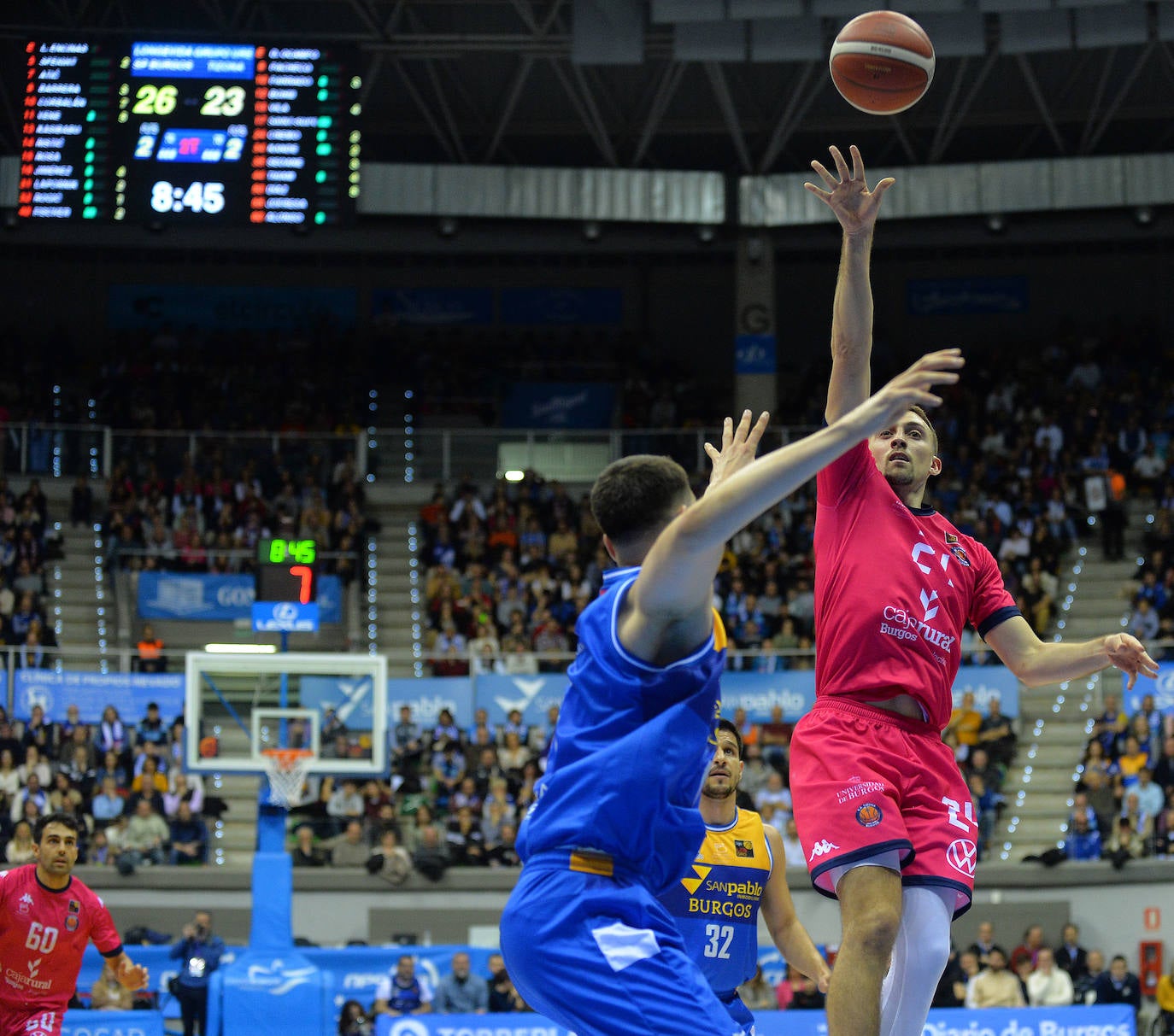 El derbi burgalés de baloncesto, en imágenes