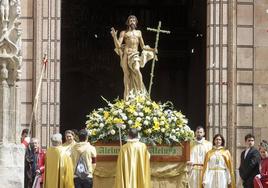 Procesión del Domingo de Resurrección en Burgos.