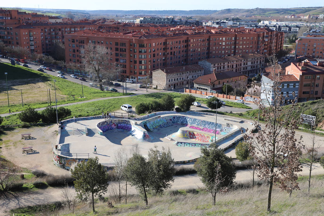 La pista de skatepark de Burgos, un peligro para los deportistas