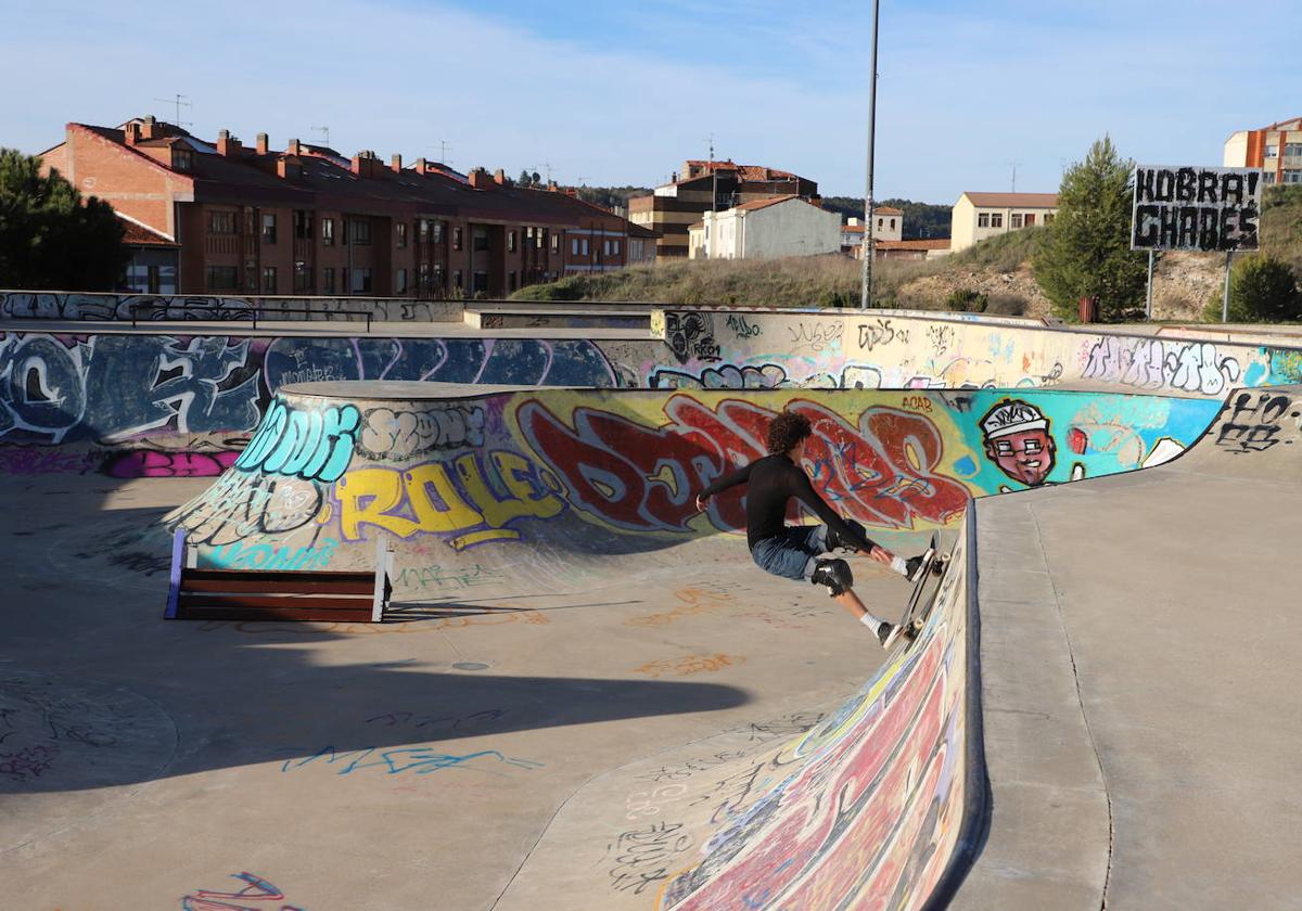 La pista de skatepark de Burgos, un peligro para los deportistas