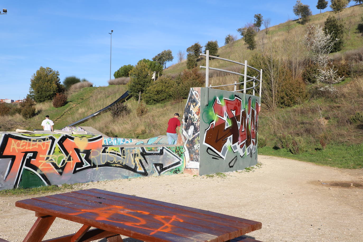 La pista de skatepark de Burgos, un peligro para los deportistas