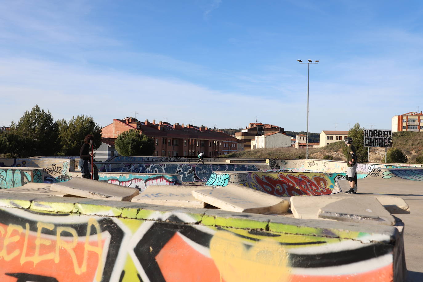 La pista de skatepark de Burgos, un peligro para los deportistas