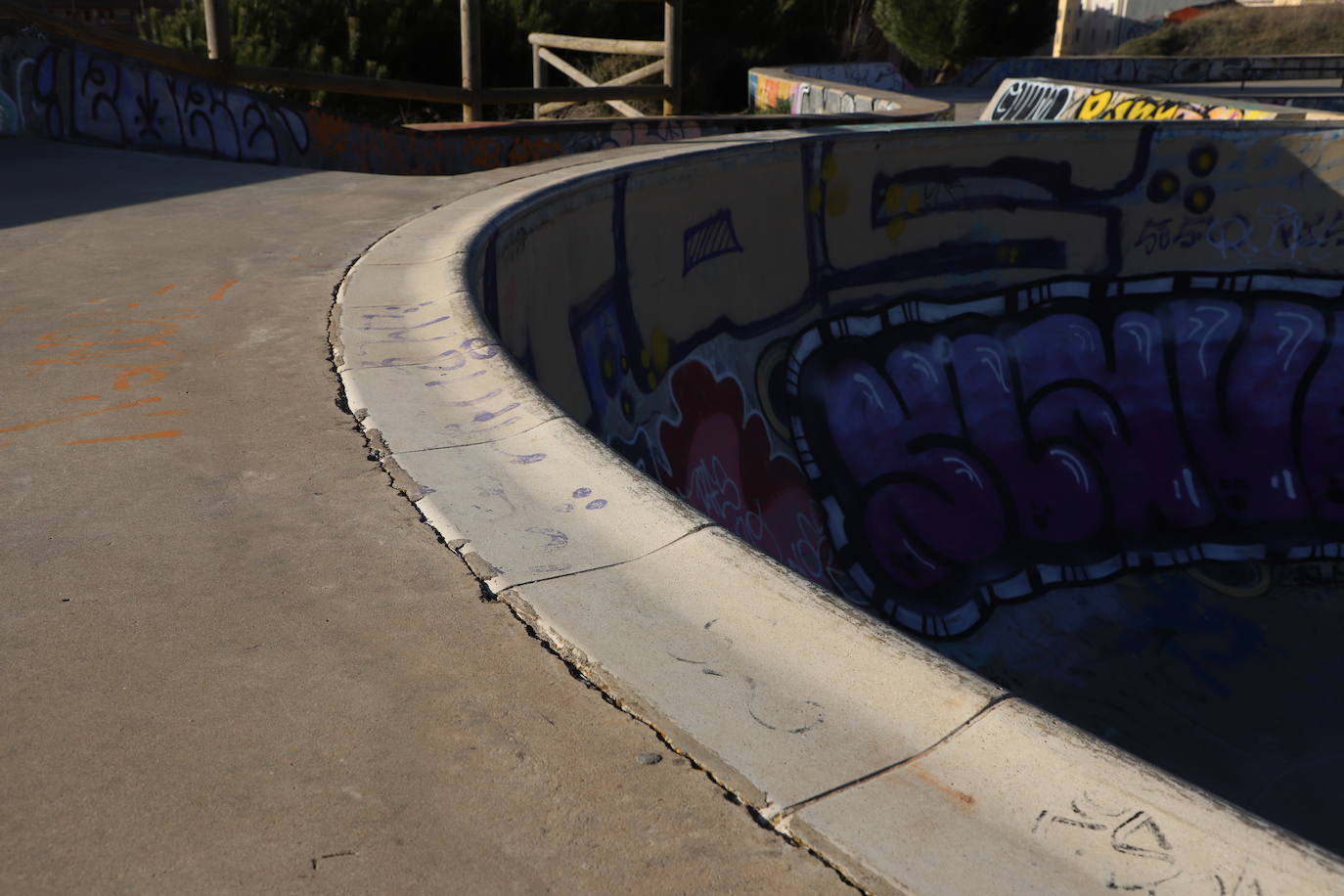 La pista de skatepark de Burgos, un peligro para los deportistas