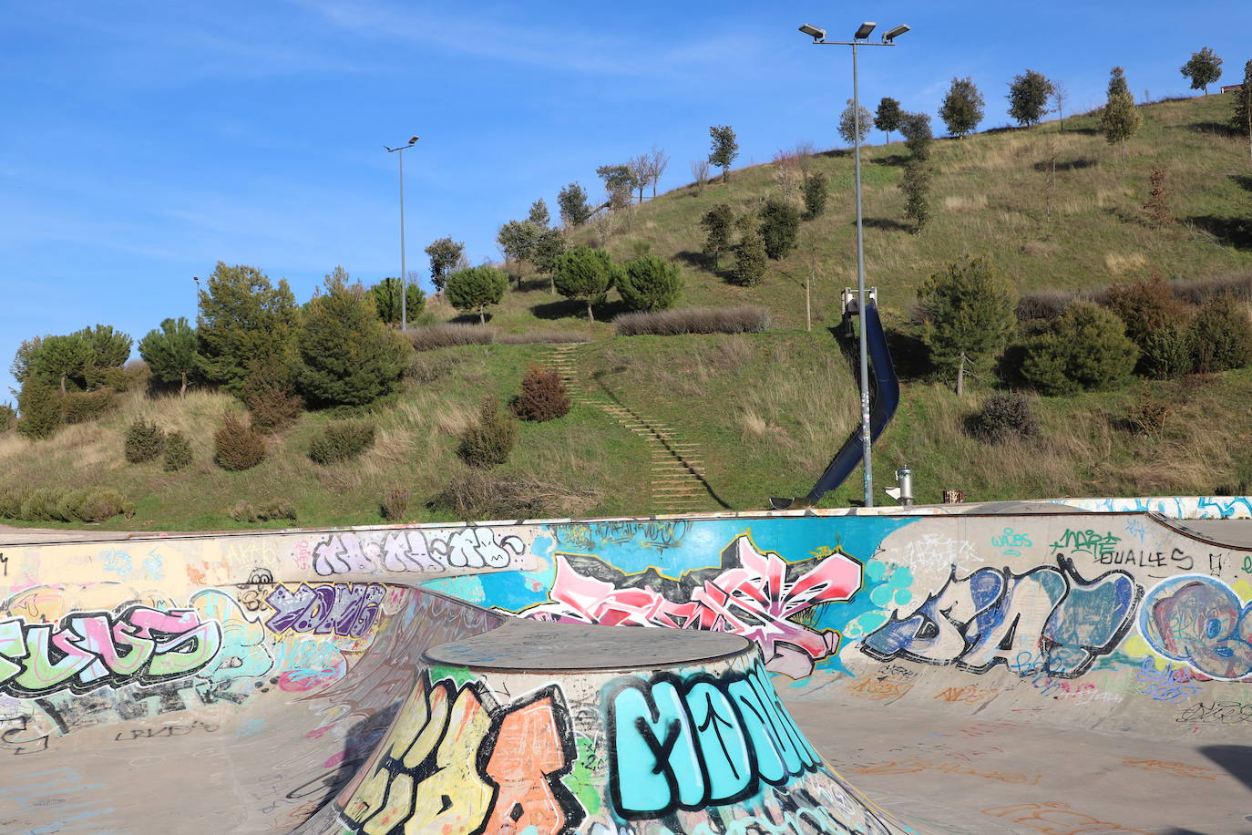 La pista de skatepark de Burgos, un peligro para los deportistas