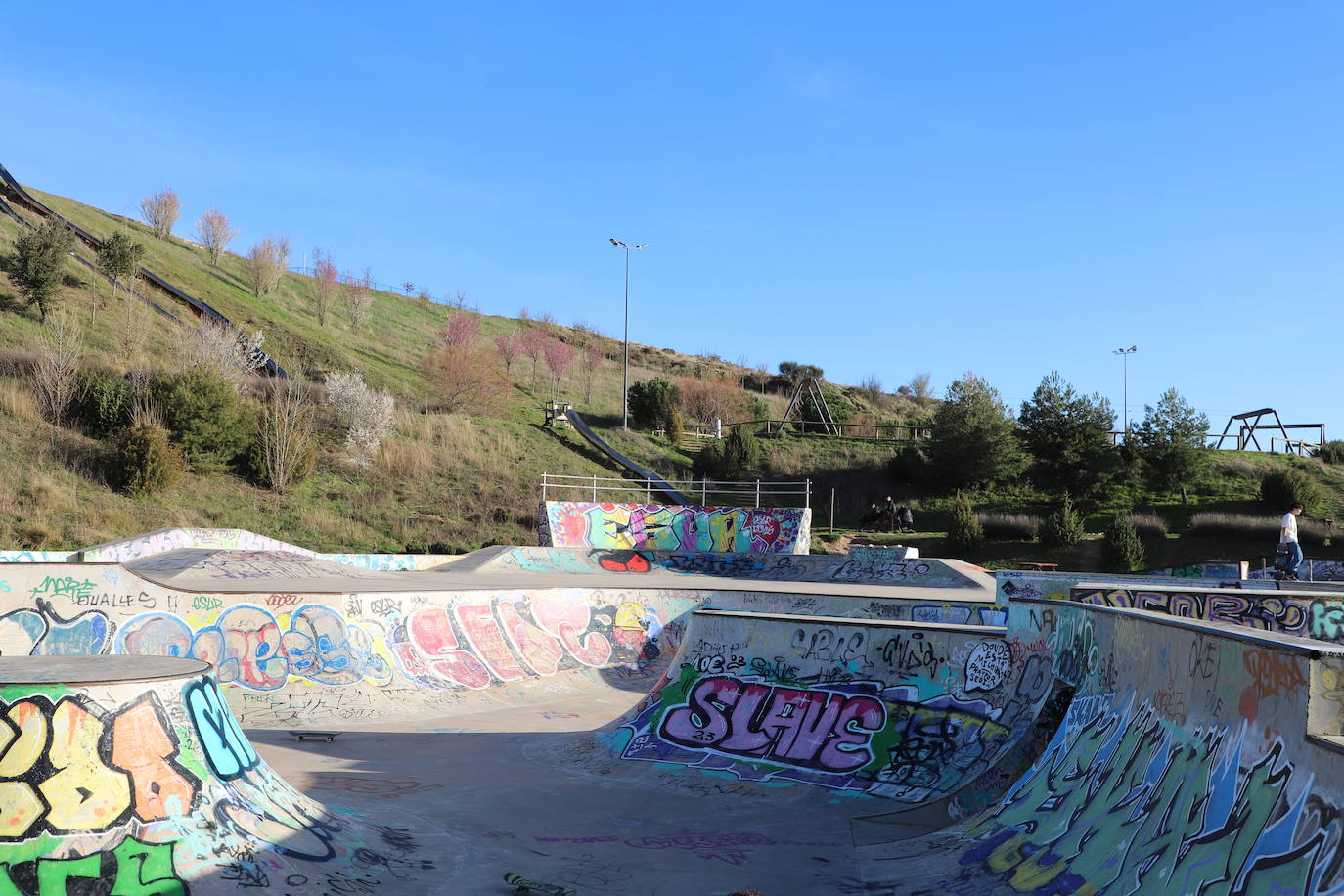 La pista de skatepark de Burgos, un peligro para los deportistas