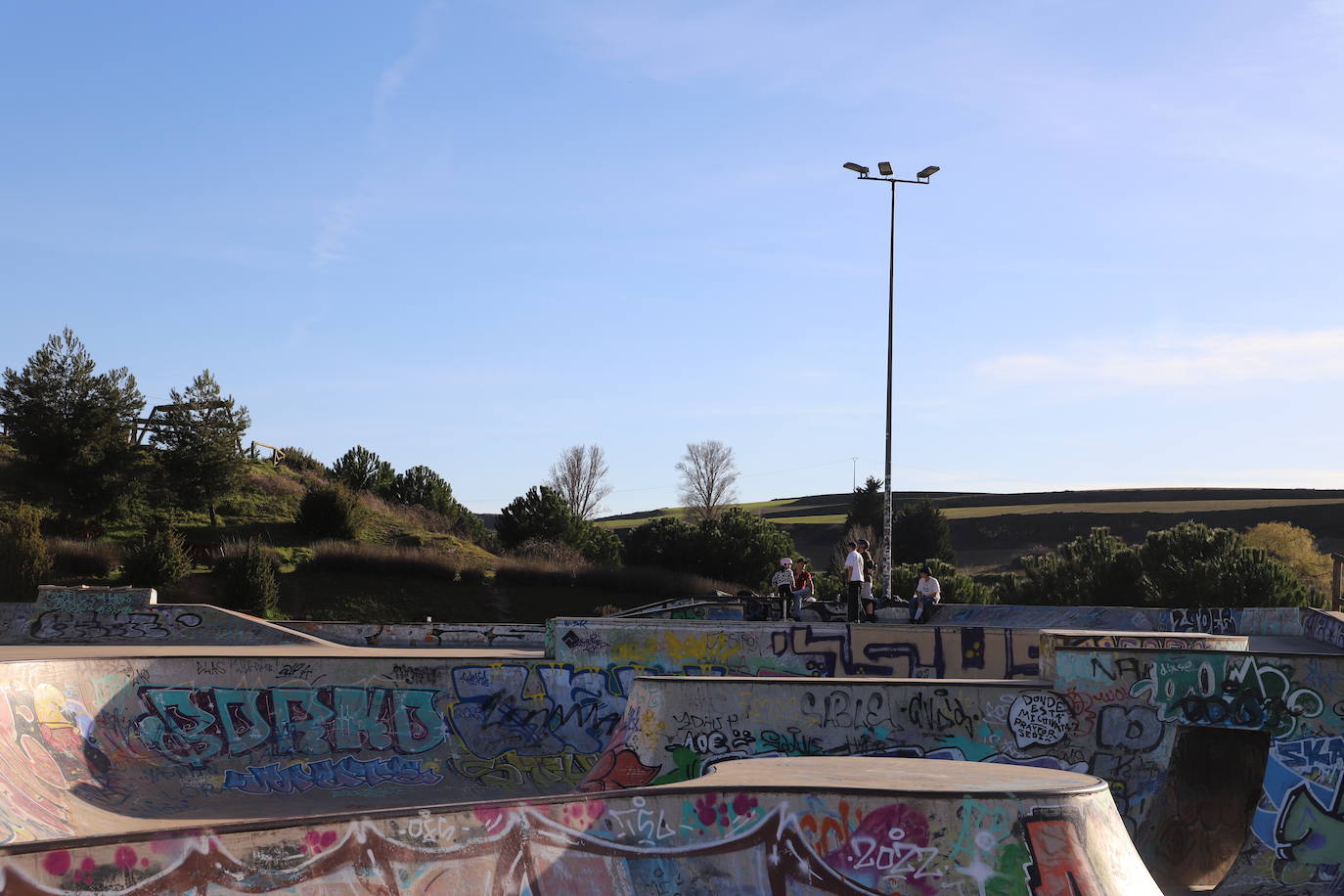 La pista de skatepark de Burgos, un peligro para los deportistas