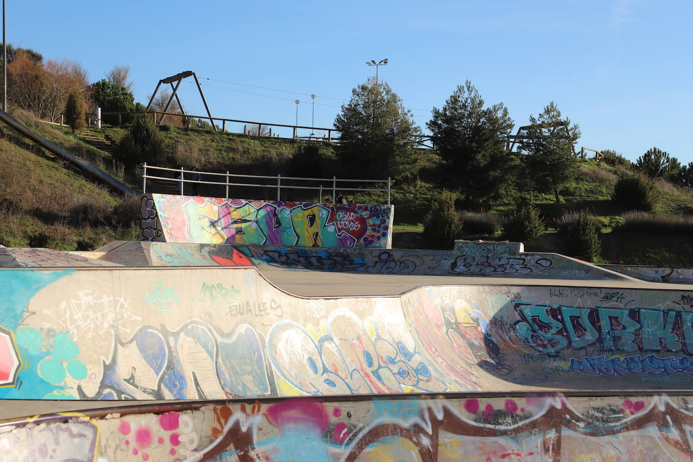 La pista de skatepark de Burgos, un peligro para los deportistas