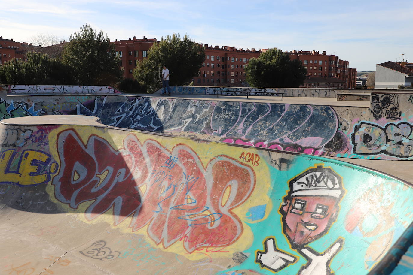 La pista de skatepark de Burgos, un peligro para los deportistas