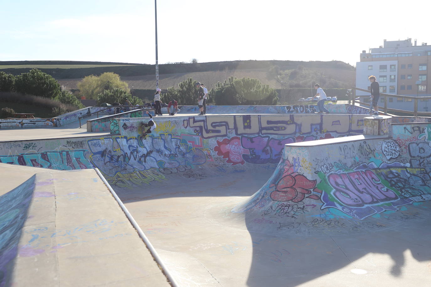 La pista de skatepark de Burgos, un peligro para los deportistas