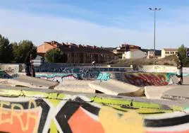 Estado actual del skatepark San Isidro, en Burgos.