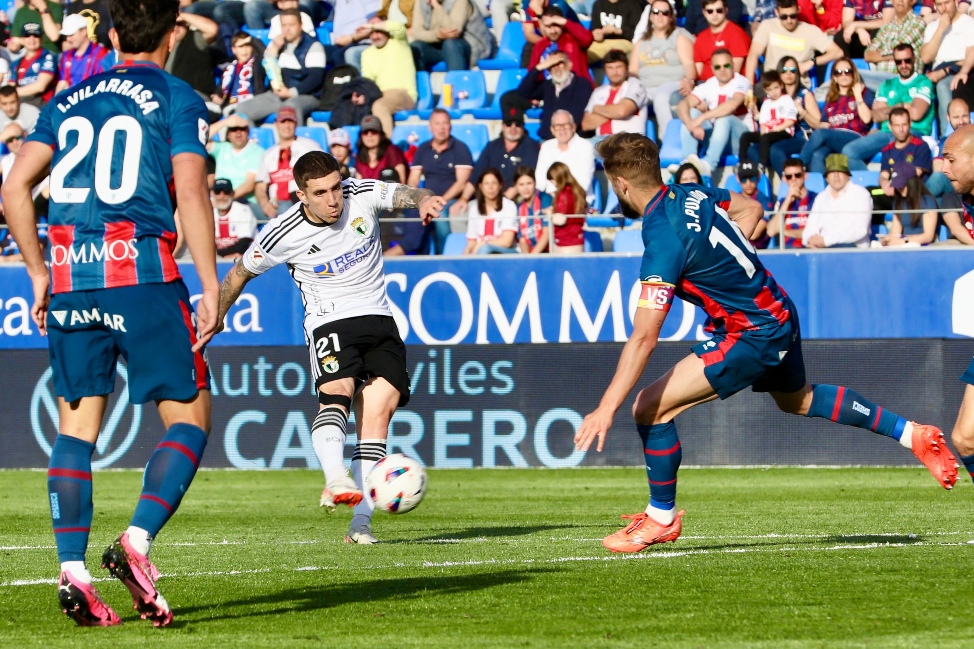 Así ha sido la derrota del Burgos CF ante la SD Huesca en imágenes