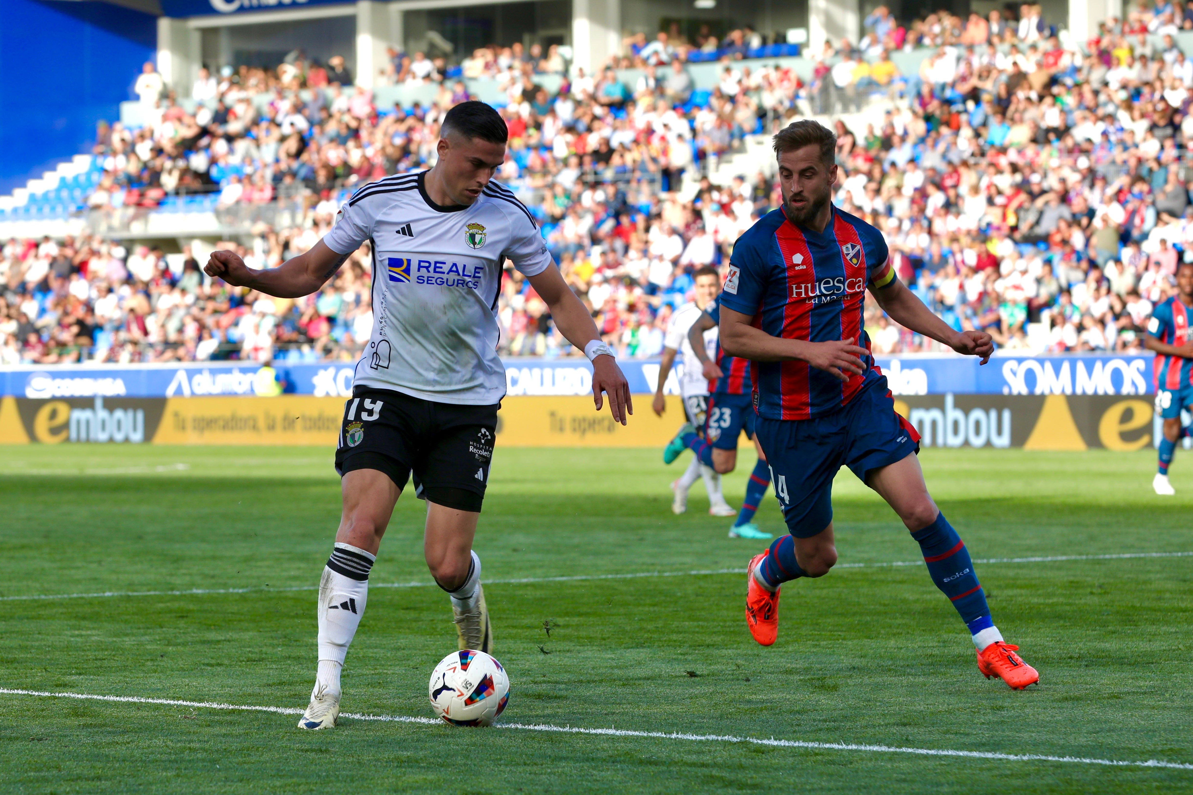 Así ha sido la derrota del Burgos CF ante la SD Huesca en imágenes