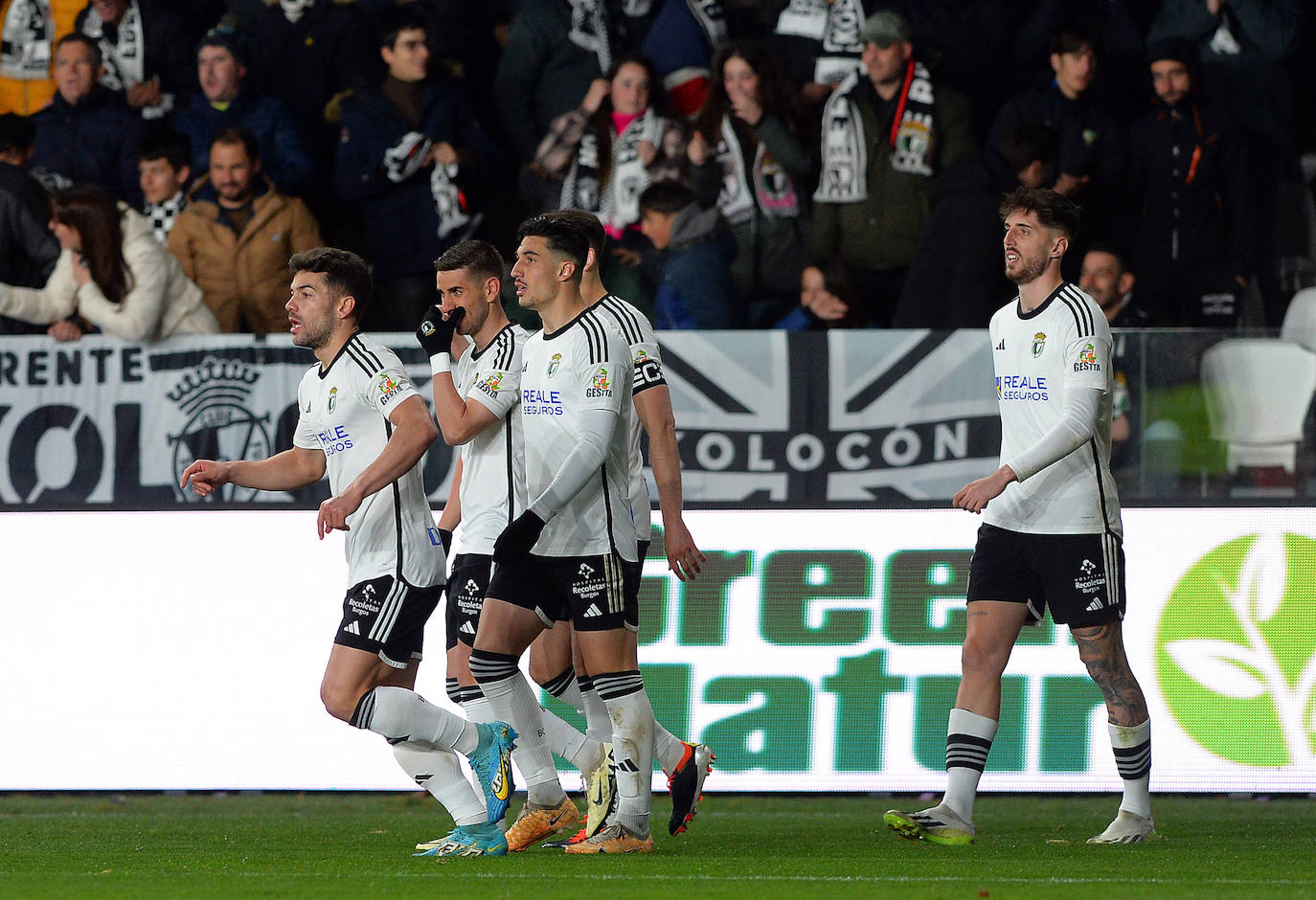 El partido Burgos CF - RCD Espanyol, en imágenes