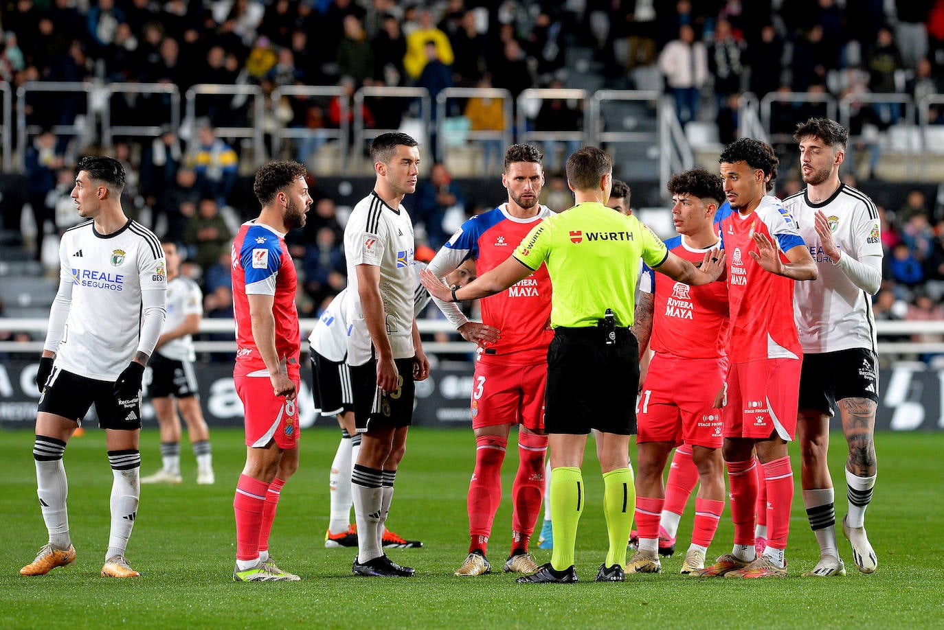 El partido Burgos CF - RCD Espanyol, en imágenes