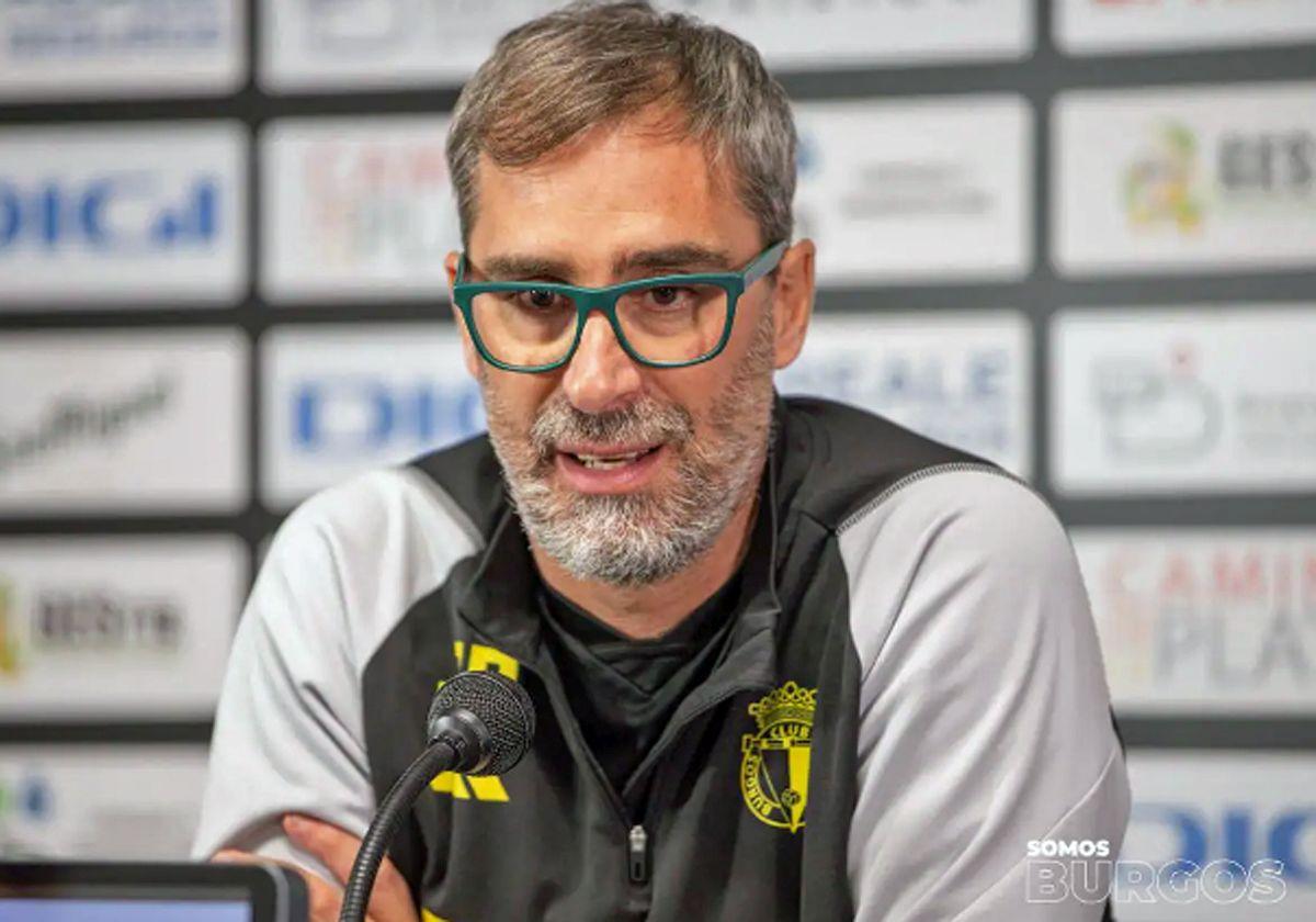 El entrenador del Burgos CF, Jon Pérez Bolo.