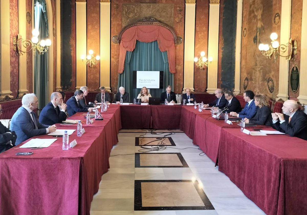 Reunión del Consejo Asesor de Industria de Burgos.