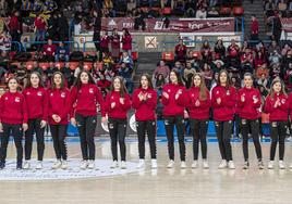 Jugadoras del Archicerámica del Club Balonmano Burgos.