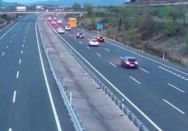 La circulación del tráfico se está descongestionando a la altura de Miranda de Ebro