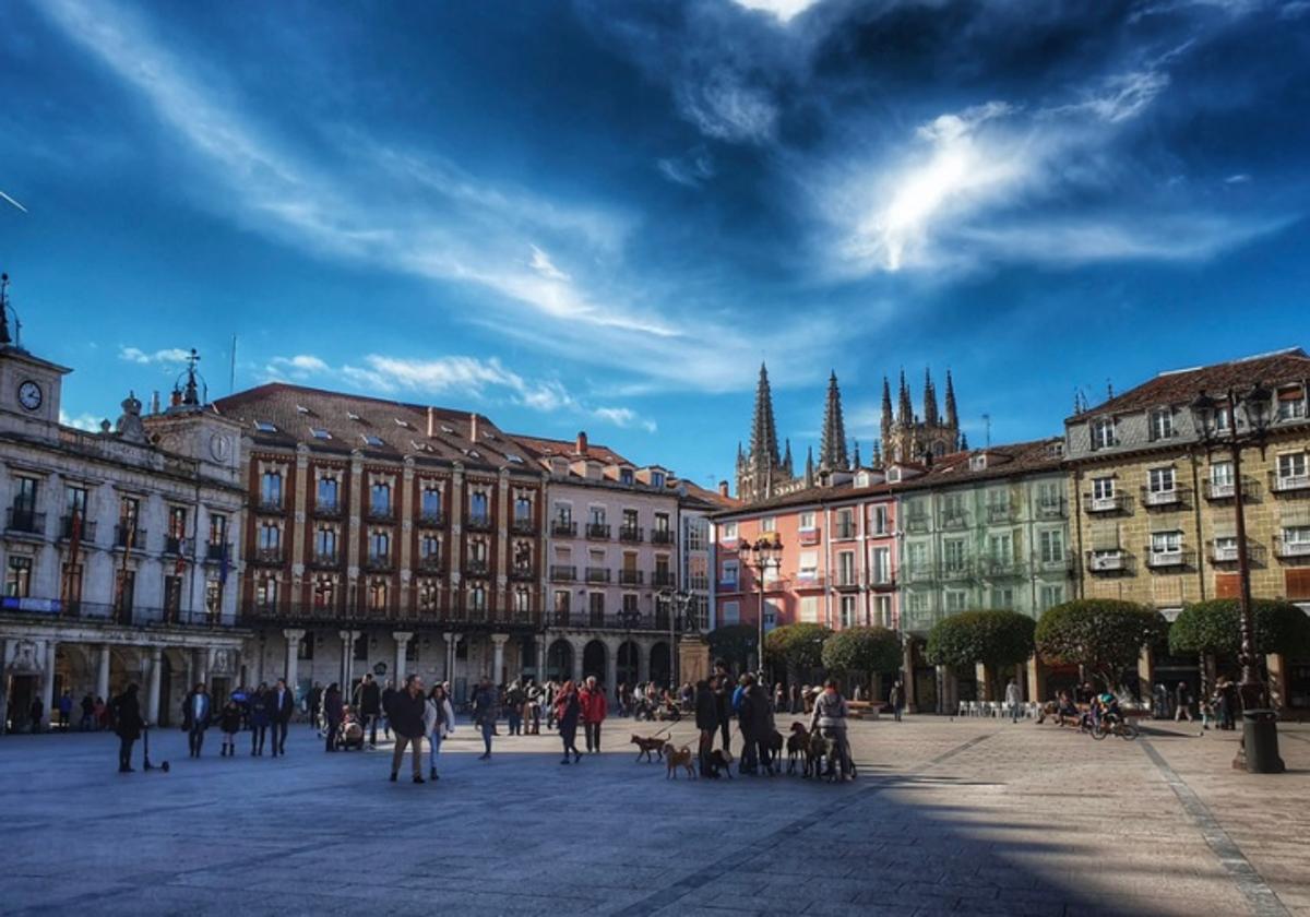 Rodaje en el centro de Burgos donde se han grabado dos cortometrajes y un programa de televisión.