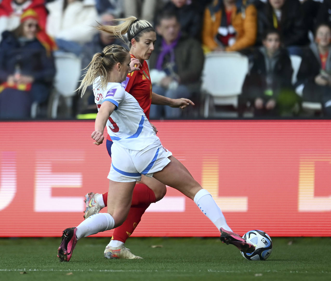 El partido de la Roja en Burgos, en imágenes