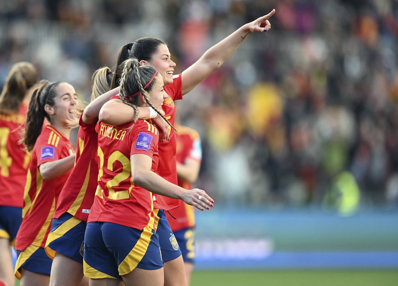 El partido de la Roja en Burgos, en imágenes