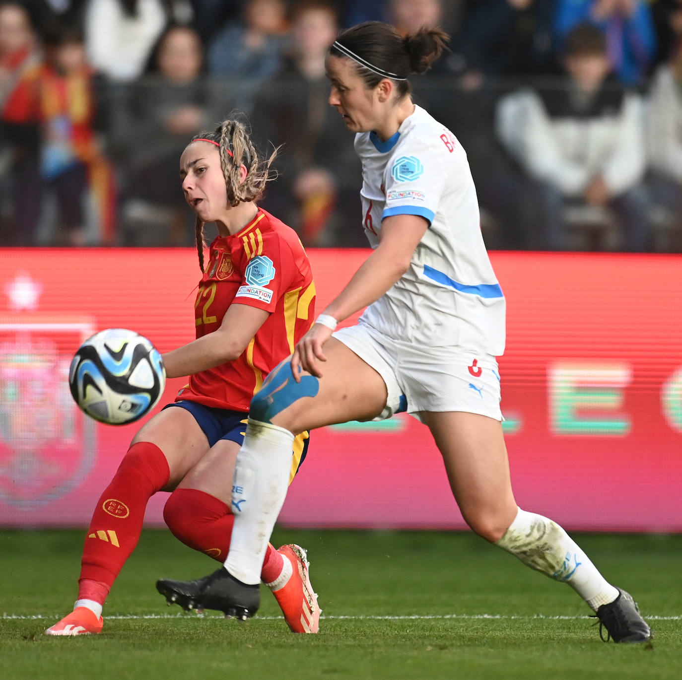 El partido de la Roja en Burgos, en imágenes